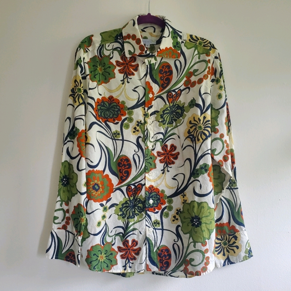 SEAPLANE Cotton Bold Vintage Floral Print